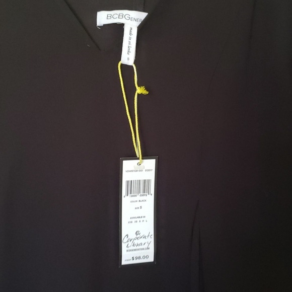 NWT Black Boho BCBG dress - Picture 2 of 3